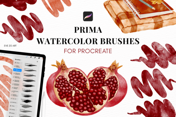 Download Realistic Prima Watercolor Brushes - Watercolor brushes Collection