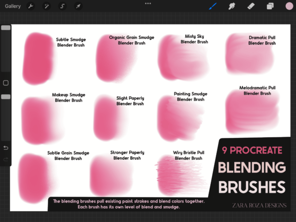 Download Procreate Blending Brushes - Procreate Collection