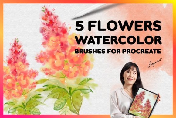 Download Procreate Watercolor Flowers - Procreate Collection