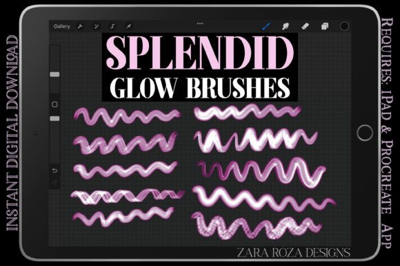 Download Procreate Splendid Glow Brushes - Procreate Collection