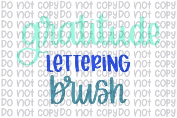 Download Gratitude Procreate Lettering Brush - Procreate Collection
