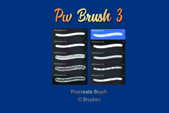 Download Pw Procreate Brush 3 Glitter Brushes - Procreate Collection