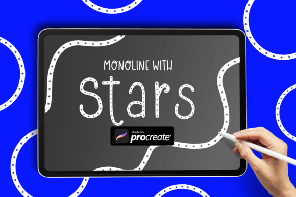 Download Star Monoline Procreate Brush - Procreate Collection