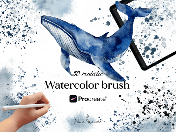 Download Realistic Watercolor Brush for Procreate - Procreate Collection