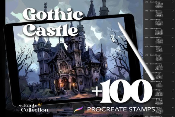 Download 100+ Procreate Castle Gothic Stamps - Procreate Collection