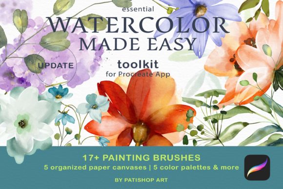 Download Watercolor Brushes for Procreate - Premium Resources