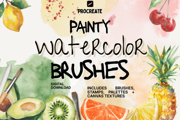 Download Watercolor Procreate Brush Set - Procreate Collection