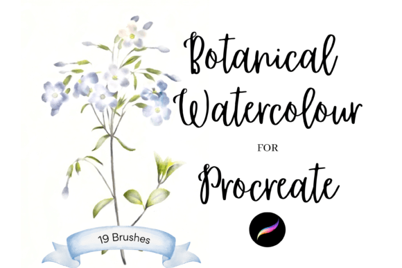 Download Procreate Botanical Watercolour Brushes - Procreate Collection