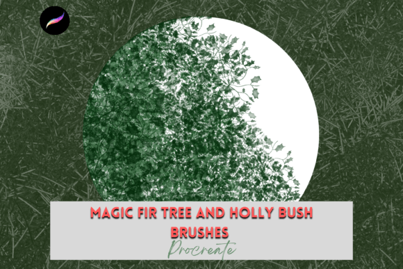 Download Procreate Magic Fir and Holly Brushes X4 - Procreate Collection