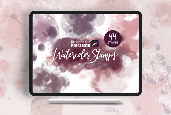 Download Procreate - Watercolor Stamps - Procreate Collection