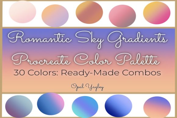 Download Romantic Sky Gradient Procreate Colors - Procreate Collection