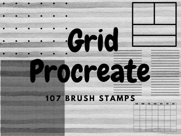 Download Grid Procreate Brush Stamps - Procreate Collection