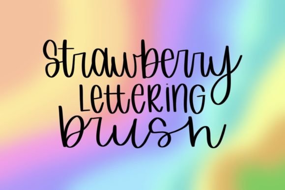 Download Procreate Lettering Brush Strawberry - Procreate Collection