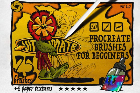 Download 25 Procreate Brushes for Beginners - Procreate Collection