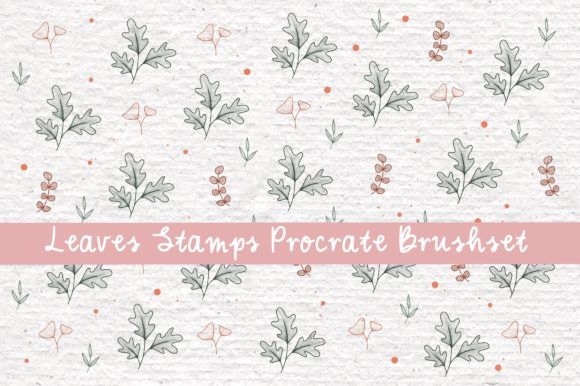 Download Leaves Stamps Procreate Brushset - Procreate Collection