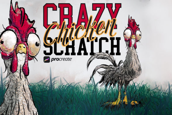 Download Crazy Chicken Scratch Procreate Brushes - Procreate Collection