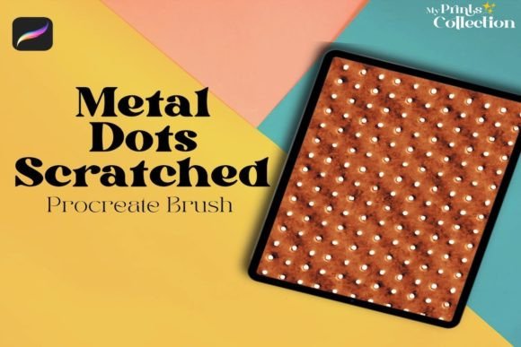 Download Metal Dot Scratched Procreate Brush - Procreate Collection