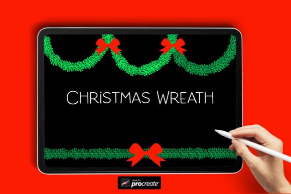 Download Christmas Wreath | Procreate Brush - Procreate Collection