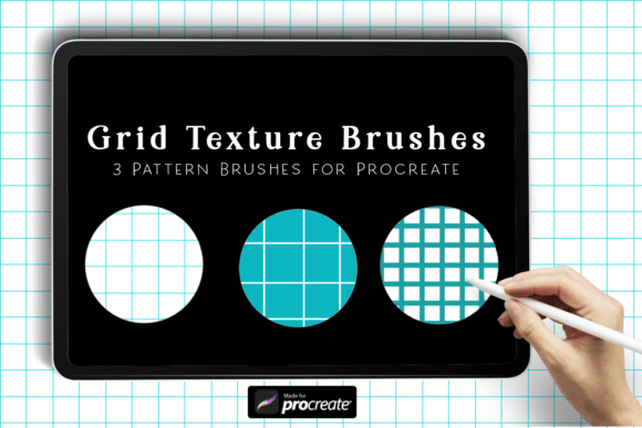 Download Grid Texture Brushes for Procreate - Procreate Collection