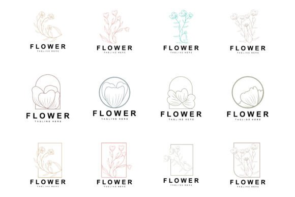 Download Floral Logo, Leaves and Flowers Botanica - Leaves and flowers Collection