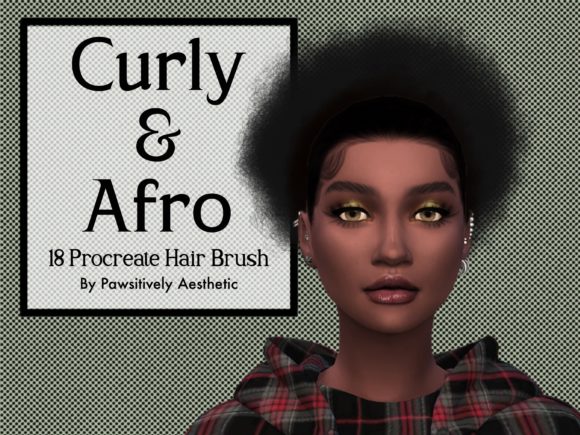 Download Curly Hair Brush Set for Procreate - Procreate Collection