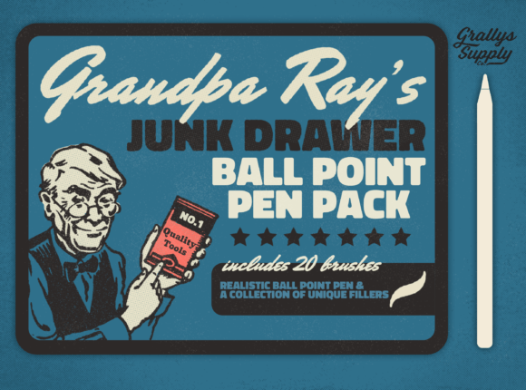Download Ball Point Pen Pack for Procreate - Procreate Collection