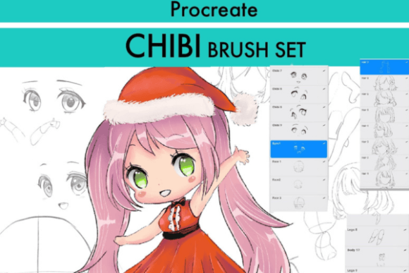 Download Chibi Brushes for Procreate - Procreate Collection