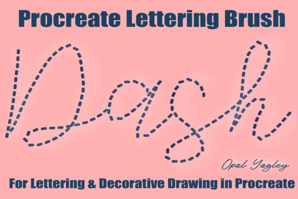 Download Dash Procreate Lettering Brush - Procreate Collection