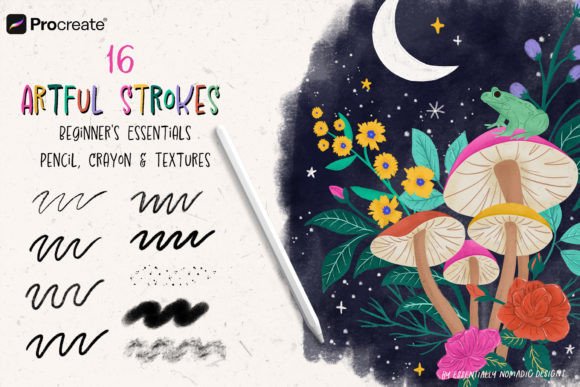 Download Procreate Brush Pack - Pencil &amp; Crayon - Premium Resources