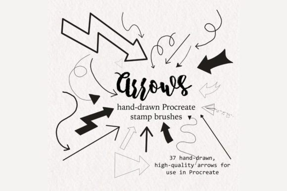 Download Arrow Procreate Brush Stamps - Procreate Collection
