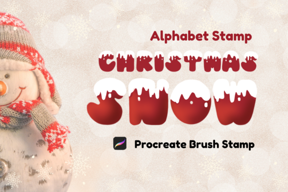 Download Procreate Brush Stamp : Christmas Snow - Procreate Collection