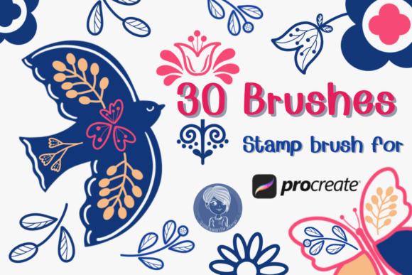 Download Scandinavian V2 Stamp Brushes Procreate - Procreate Collection