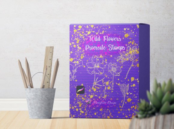 Download Wild Flower Stamps Procreate Bundle V 5 - Procreate Collection