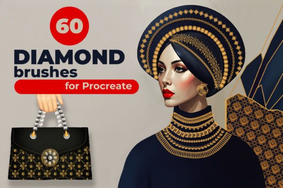 Download 60 Diamond Jewelry Procreate Brushes - Procreate Collection