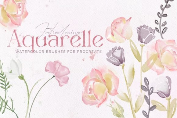 Download AQUARELLE WATERCOLOR: PROCREATE BRUSHES - Procreate Collection