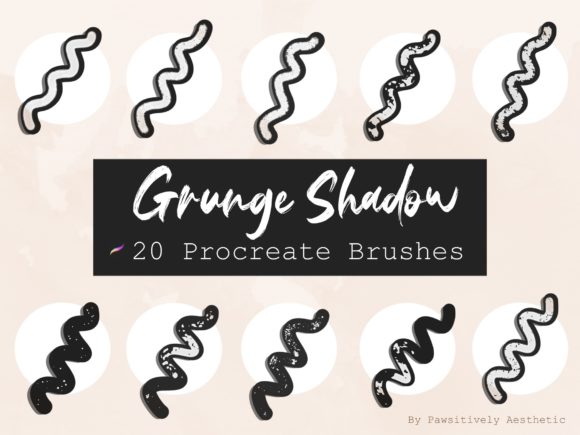 Download Grunge Shadow Procreate Brush Bundle - Procreate Collection