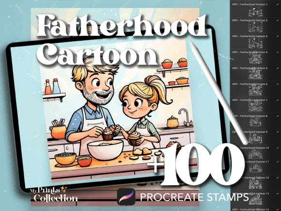 Download 100+ Cartoon Father's Day Procreate - Procreate Collection