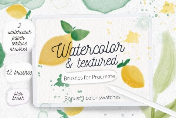 Download Watercolor Texture Procreate Brushes - Procreate Collection