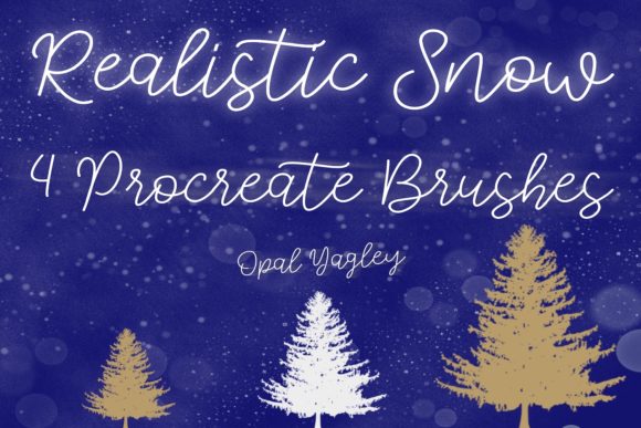Download 4 Realistic Snow Procreate Brushes - Procreate Collection