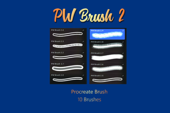 Download PW Procreate Brush 2 Glitter Brushes - Procreate Collection