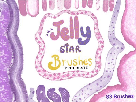 Download Procreate Jelly Star Brush (83 Brushes) - Procreate Collection