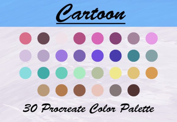 Download Cartoon Procreate Color Swatches - Procreate Collection