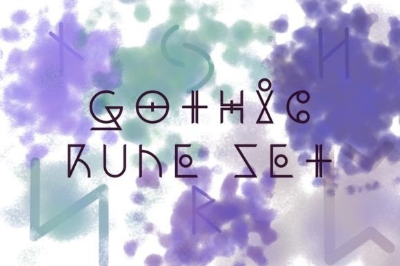 Download Procreate Stamps - Gothic Rune Set - Procreate Collection