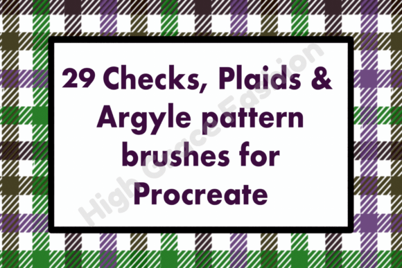 Download Checks/Plaids/Argyle Procreate Brushes - Procreate Collection