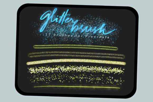 Download Procreate Brush - Glitter Brushes - Procreate Collection