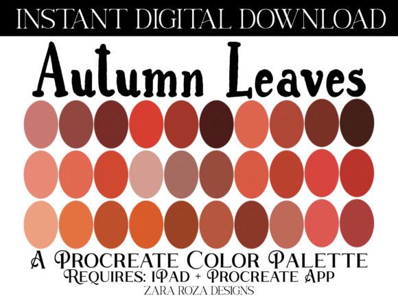 Download Autumn Leaves Procreate Color Palette - Procreate Collection