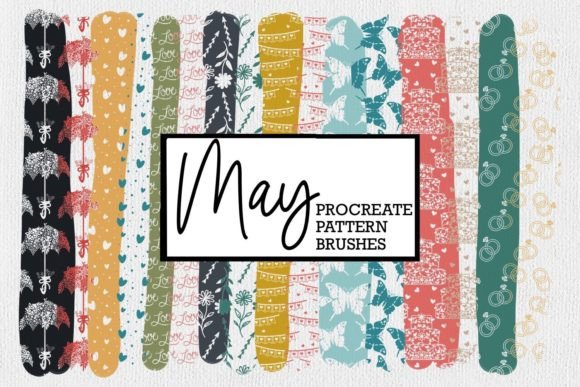 Download Floral Procreate Pattern Brushes | Weddi - Procreate Collection
