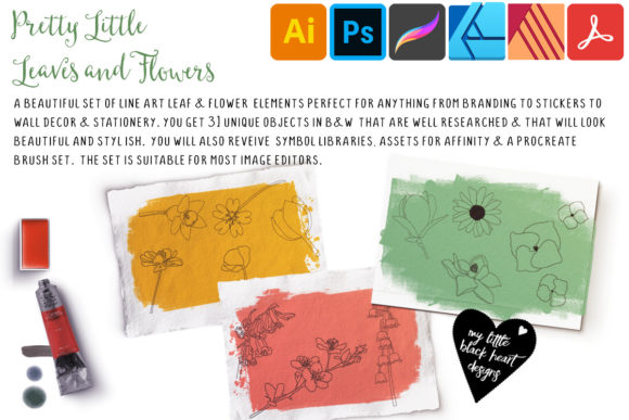 Download Pretty Little Leaves and Flowers - Leaves and flowers Collection