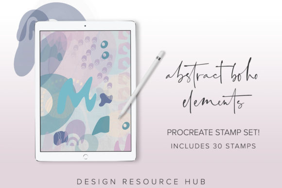 Download Abstract Boho Procreate Stamp Set - Procreate Collection