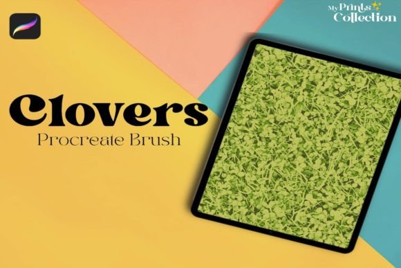 Download Procreate Clovers Grass Single Brush - Procreate Collection